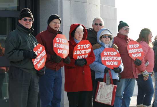 Abortion Supporter Assaults Pro-Lifer During Protest