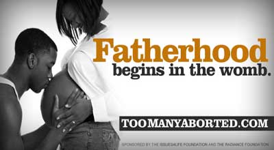 Campaign Suggests Abortion Has Taken Place of Fathers