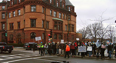 church protestors