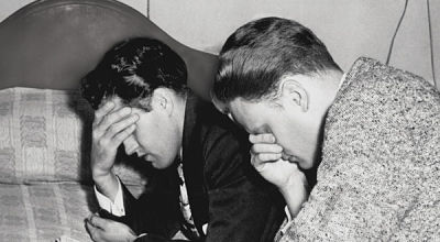 Billy Graham praying