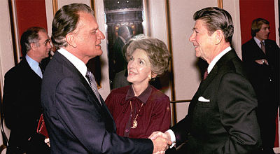 Billy Graham and Ronald Reagan