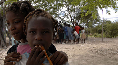 children in Haiti