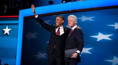 Obama and Clinton