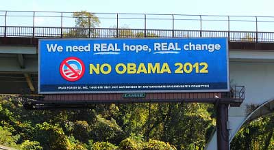 Obama billboard