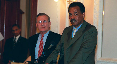 Donald Rumsfeld, Isaias Afwerki