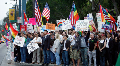 gay marriage rally