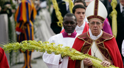 Pope Francis on Palm Sunday