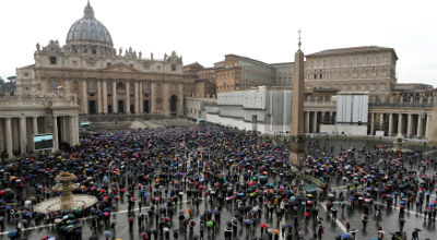 waiting for new pope announcement