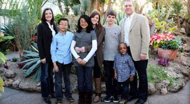 Johnny Carr and family