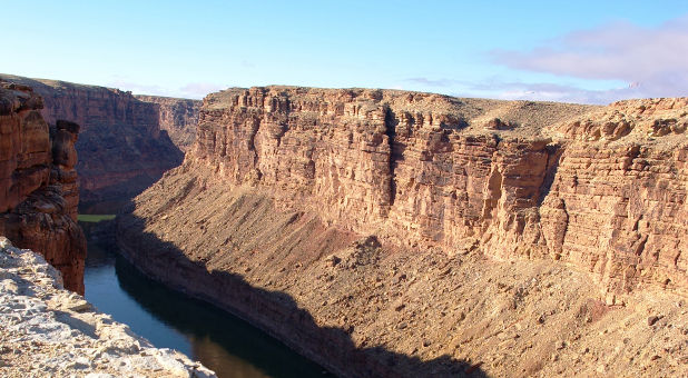 chasm in Arizona canyon