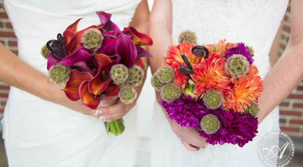 lesbian wedding, same-sex marriage