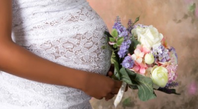 pregnant bride