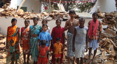 Government Officials Watch as Angry Mob Destroys Indian Church