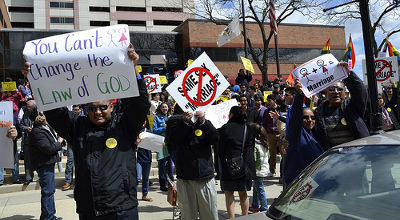 gay marriage protest