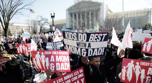 Supreme Court gay marriage protest