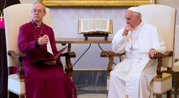 Archbishop of Canterbury Justin Welby, Pope Francis