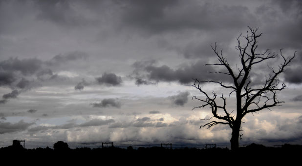 storm on Halloween