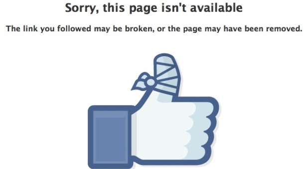 Facebook Broken Link