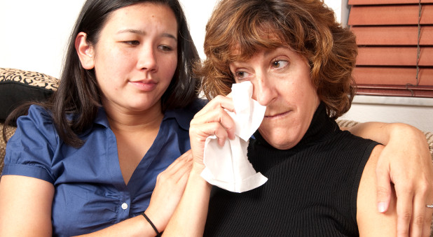 Woman Being Comforted