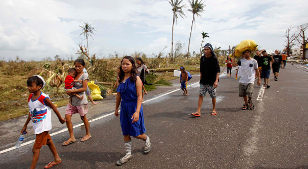 Typhoon Haiyan survivors