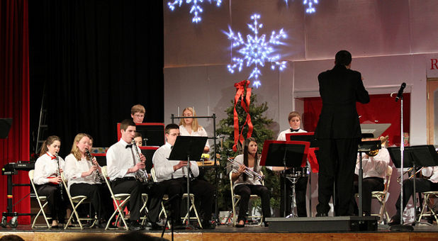 Christmas band concert