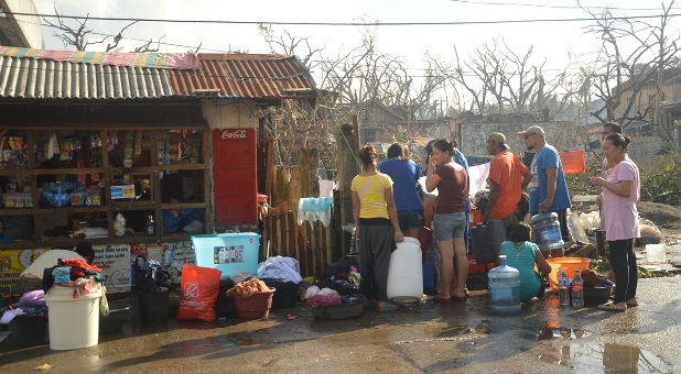 Typhoon Haiyan survivors