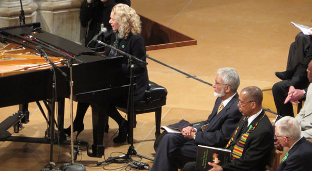 Carole King at National Vigil for Victims of Gun Violence