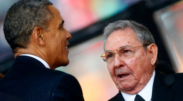 Barack Obama and Raul Castro