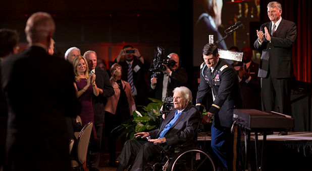 Billy Graham and Franklin Graham