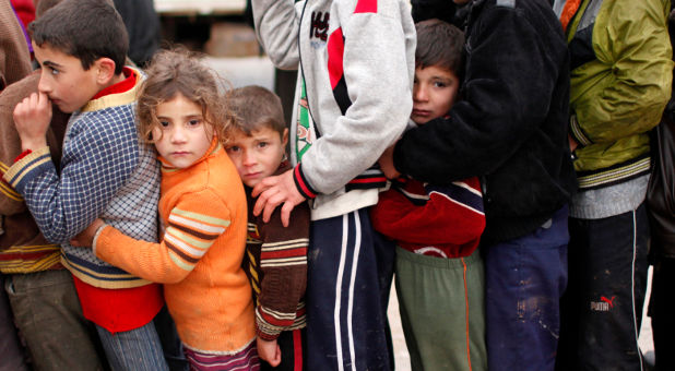 Syrian refugee children