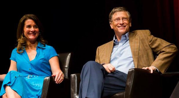 Melinda and Bill Gates