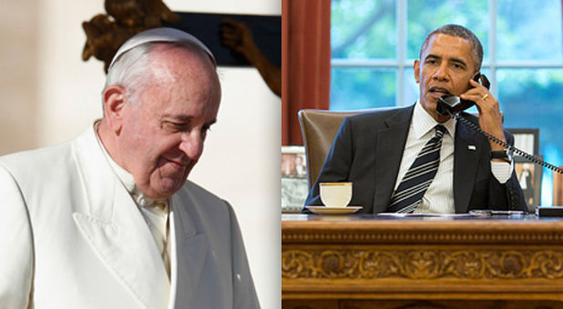 Pope Francis, Barack Obama