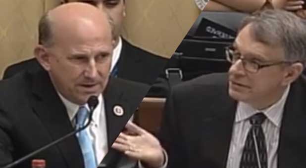 Louie Gohmert and Barry Lynn discuss the Gospel