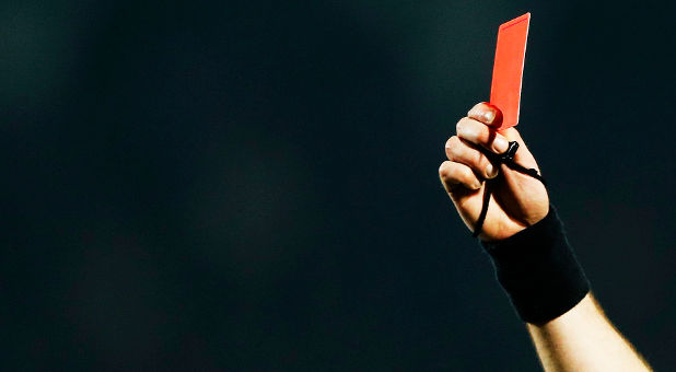 red card