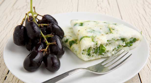 Egg white omelet