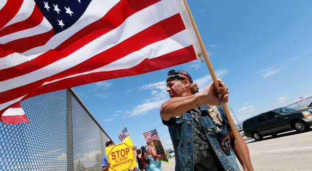 immigration protesters