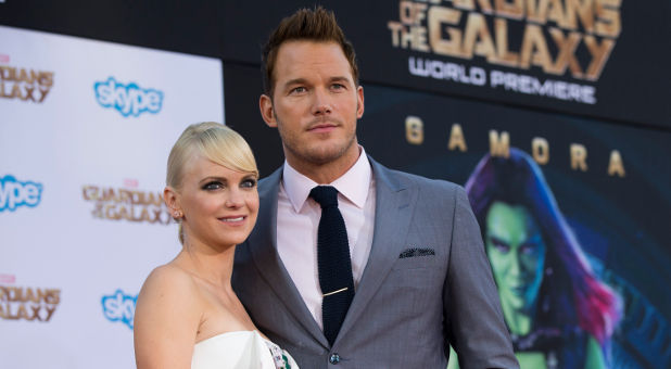 Anna Faris and Chris Pratt