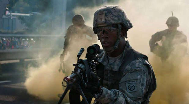 U.S. Army paratrooper