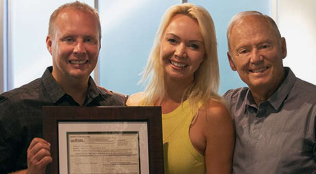 Matthew, Caroline and Tommy Barnett