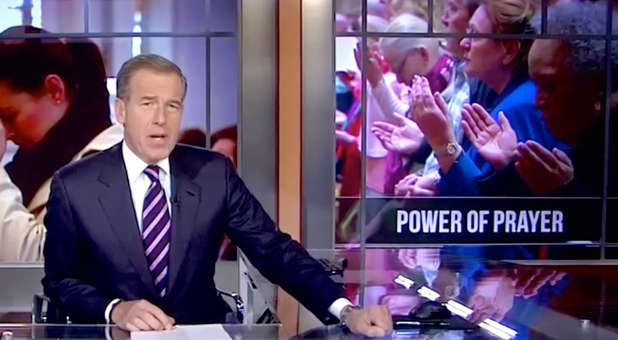 NBC Nightly News Brian Williams power of prayer