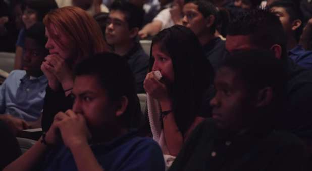 Marc Mero's message had these middle schoolers in tears.