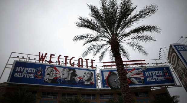 The Westgate Shopping Center near where Super Bowl XLIX will be held.