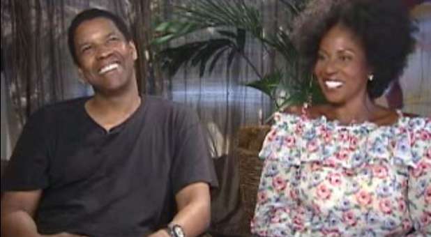 Denzel Washington and his wife, Pauletta