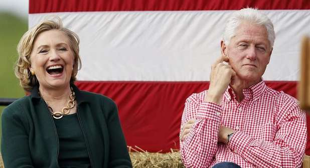 Hillary and Bill Clinton