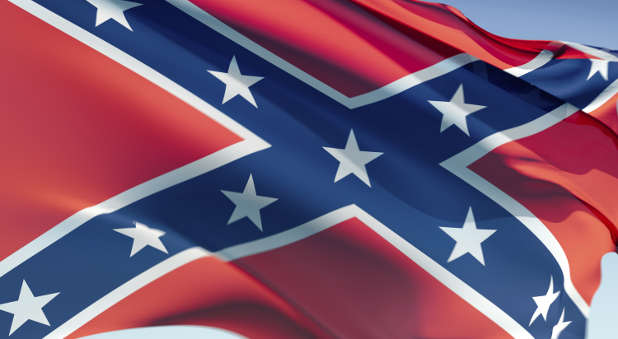 If you're flying a Confederate flag, take it down. It sends a non-Christian message.