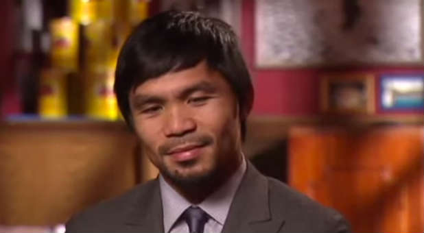 Manny Pacquiao was praying with death row inmate Mary Jane Veloso.