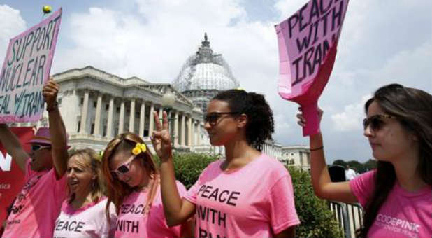 A group of several hundred deliver petitions to the U.S. Capitol in support of the Iran Deal. This generation of believers will not join the church if all they hear is gloom, doom and panic about the future.