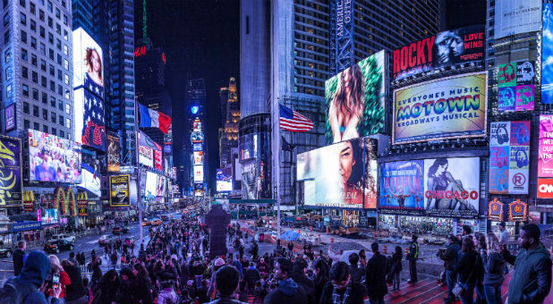 Times Square in New York City