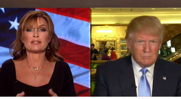 Sarah Palin and Donald Trump