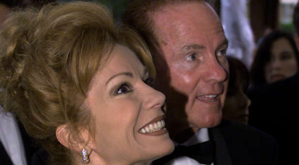 Kathie Lee and Frank Gifford. Frank died earlier this week.